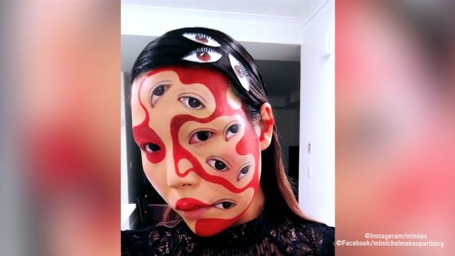 go to Verdrehtes Make-Up: Kanadierin verwirrt mit Schminke