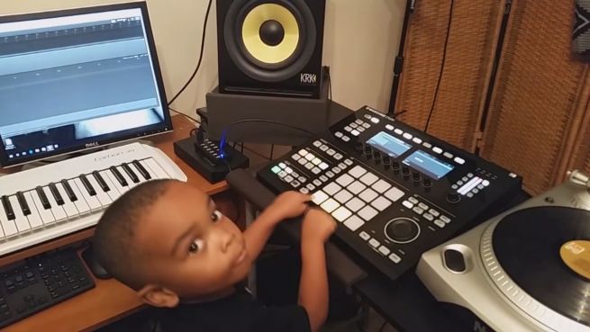 go to Hip Hop wie die Großen: Vierjähriger baut Samples