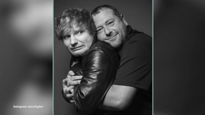 go to Ed Sheeran: Sein Bodyguard stiehlt ihm die Show