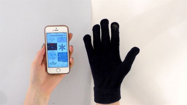 go to Tech-Hack: Leitende Handschuhe für das Smartphone