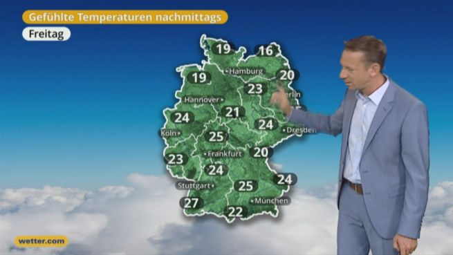 go to Das Wetter in Deutschland am 28. Juli 2017