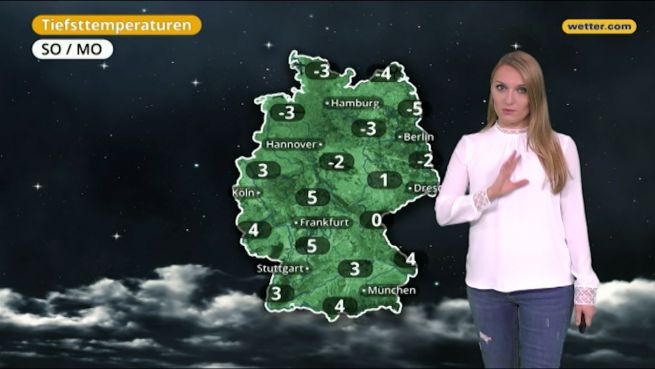 go to Das Wetter in Deutschland am 7. Januar 2018