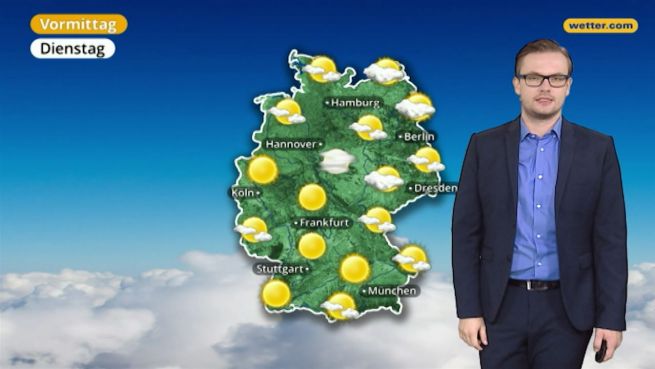 go to Das Wetter in Deutschland am 22. August 2017