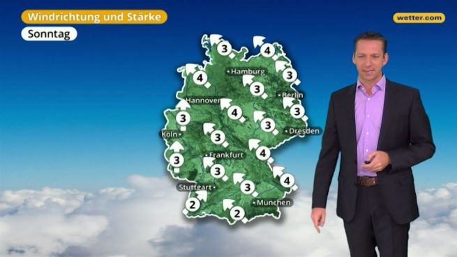 go to Das Wetter in Deutschland am 11. März 2018