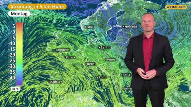 go to Das Wetter in Deutschland am 22. Januar 2018