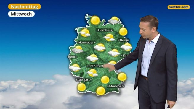 go to Das Wetter in Deutschland am 02. August 2017