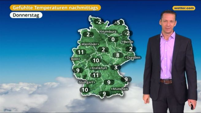 go to Das Wetter in Deutschland am 15. März 2018