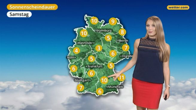 go to Das Wetter in Deutschland am 05. August 2017