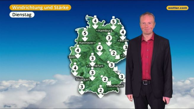 go to Das Wetter in Deutschland am 20. März 2018